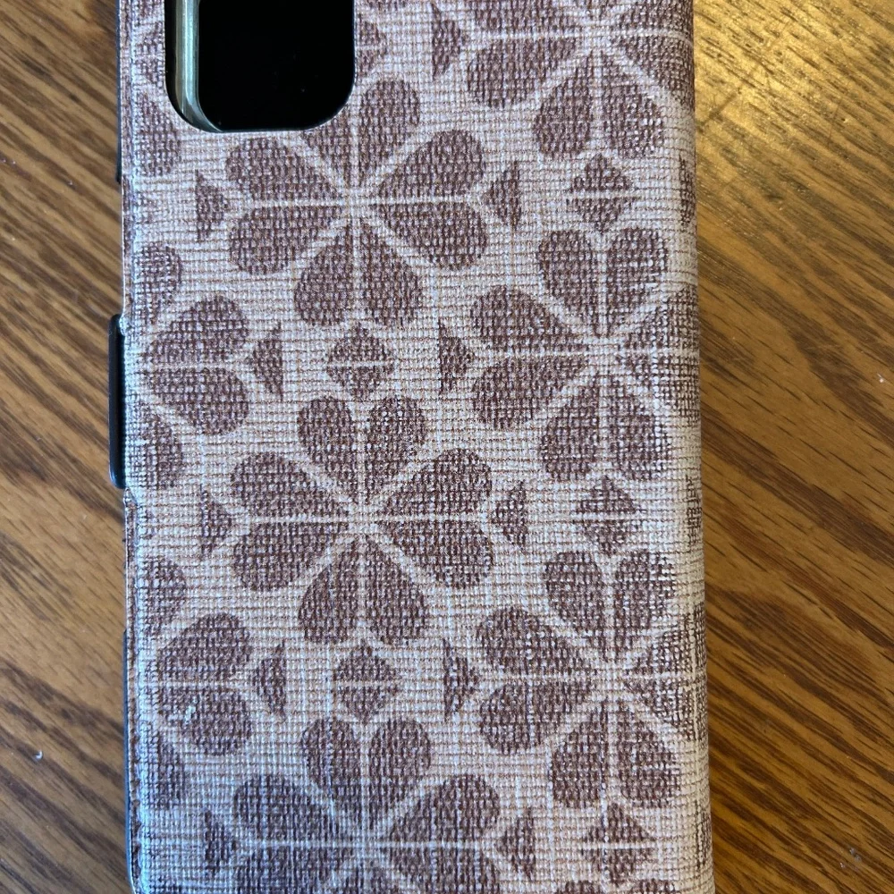 Kate Spade New York Spade Flower Coated Canvas Folio Phone Case